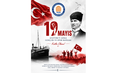 19 Mayıs Atatürk’ü Anma, Gençlik ve Spor Bayramı kutlu olsun