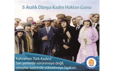 5 Aralık Kadınlara Seçme ve Seçilme Hakkı Günü