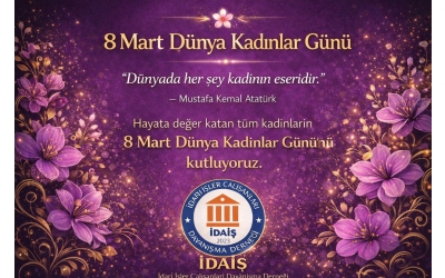 8 Mart Kadınlar Günü Kutlu