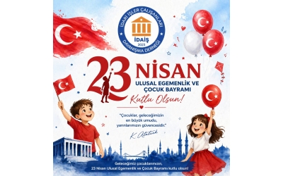 23 Nisan Ulusal Egemenlik ve Çocuk Bayramı kutlu olsun.